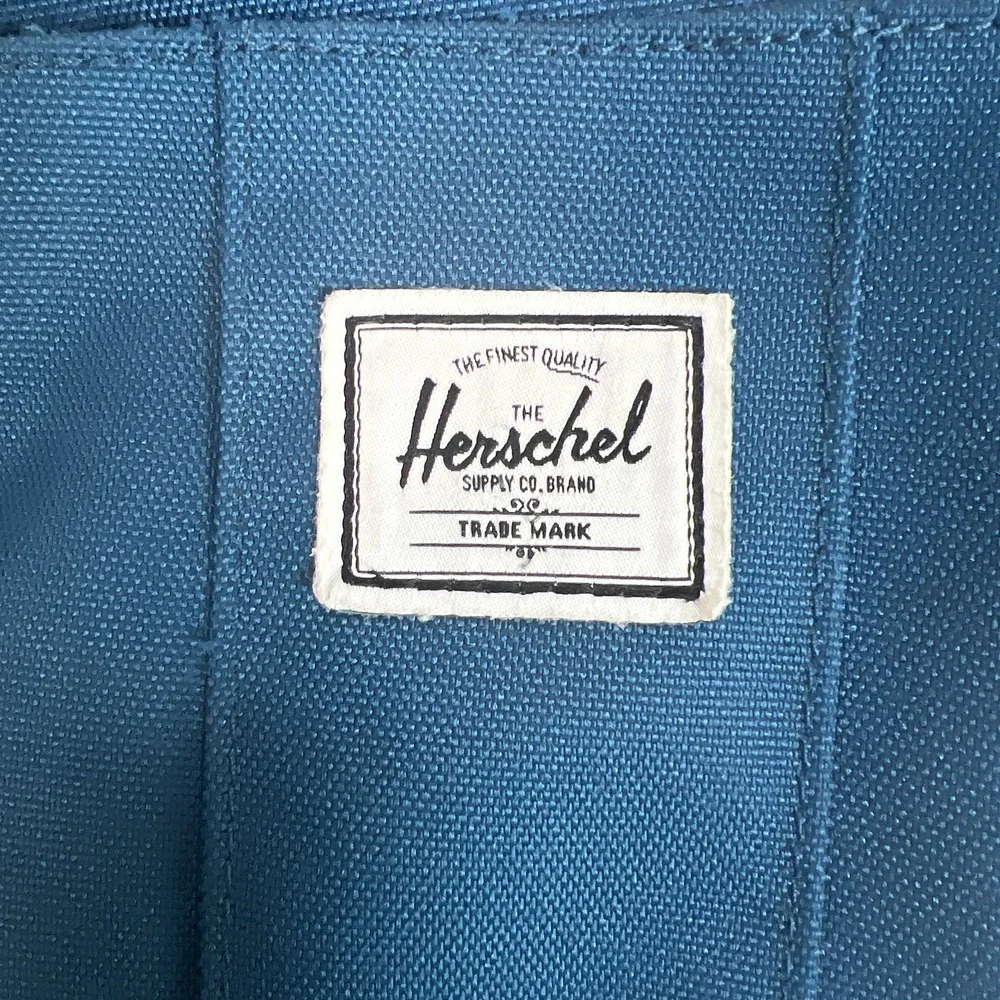 Herschel Supply Co. Cruz Mini Crossbody Bag Canvas Fabric Teal‎ Blue